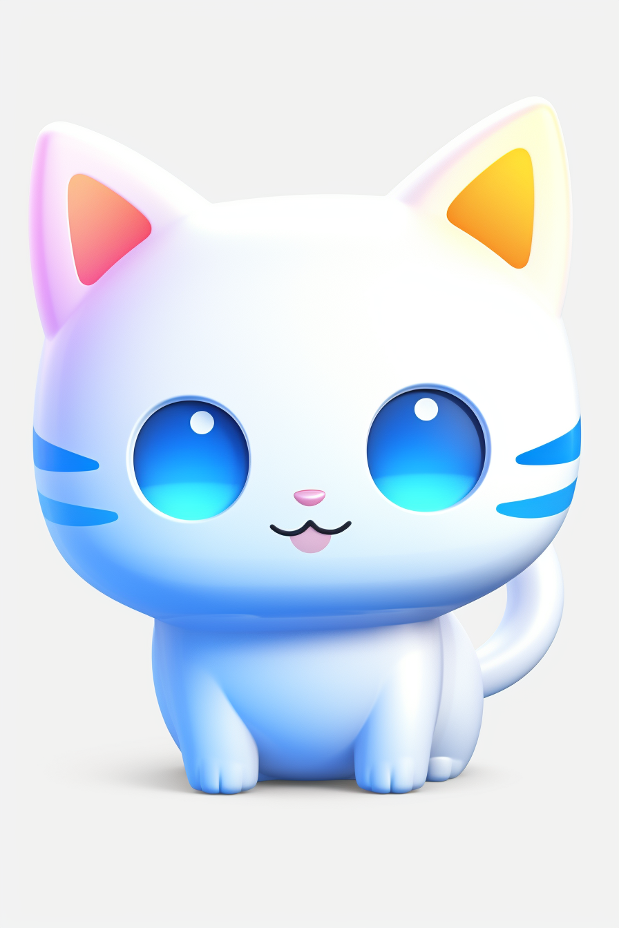 Colorful 3D Icon of Chat Messenger