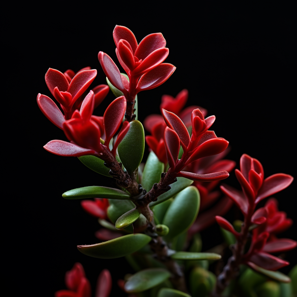 Chaya plant close-up photo