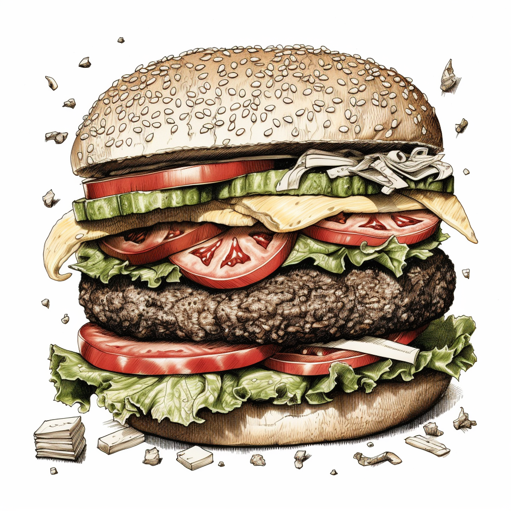 Cheeseburger components image