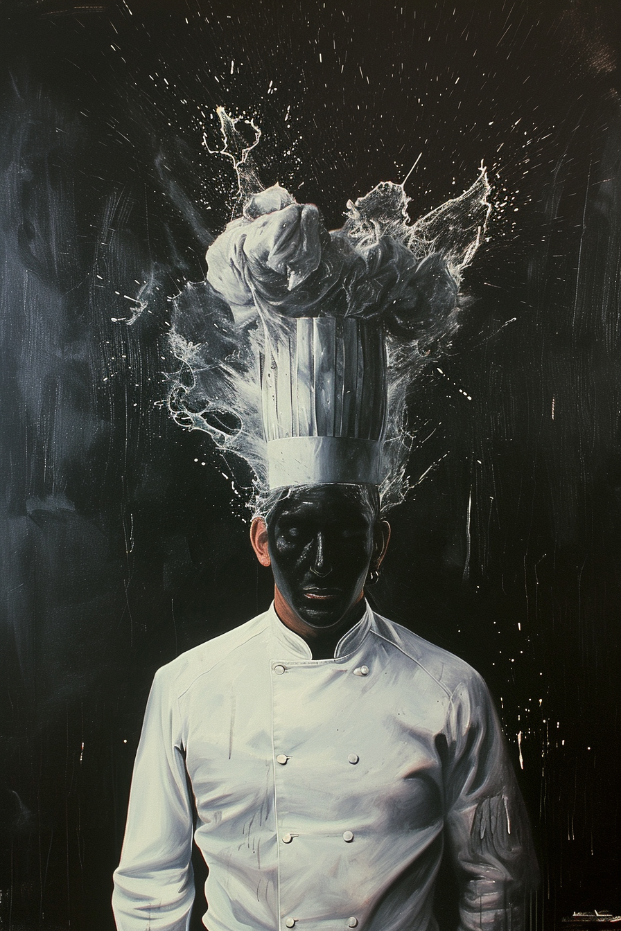 Chef Oil Painting Artwork