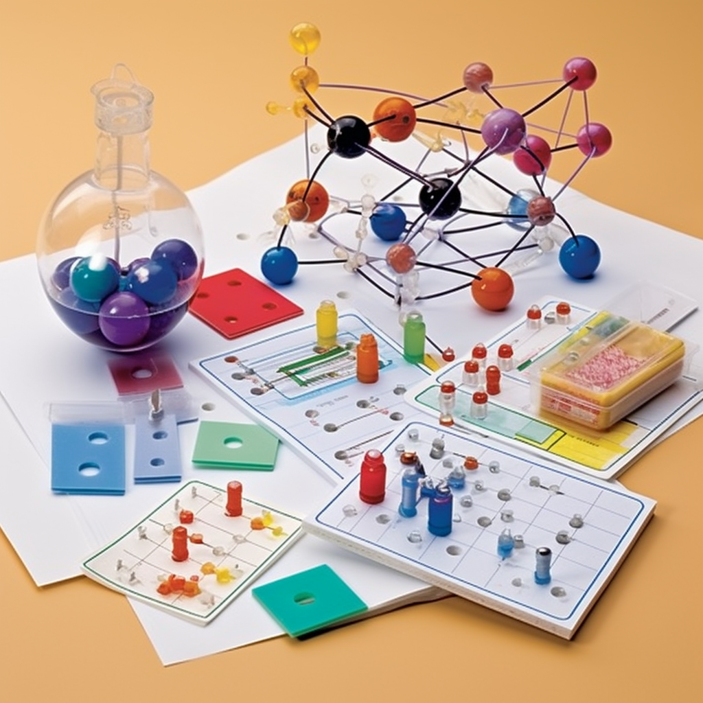 Student chemical reaction valence kit