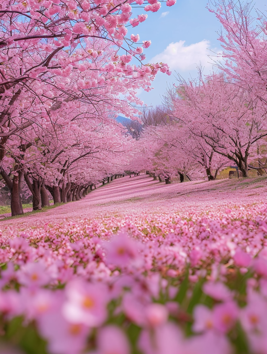 Field of Cherry Blossoms