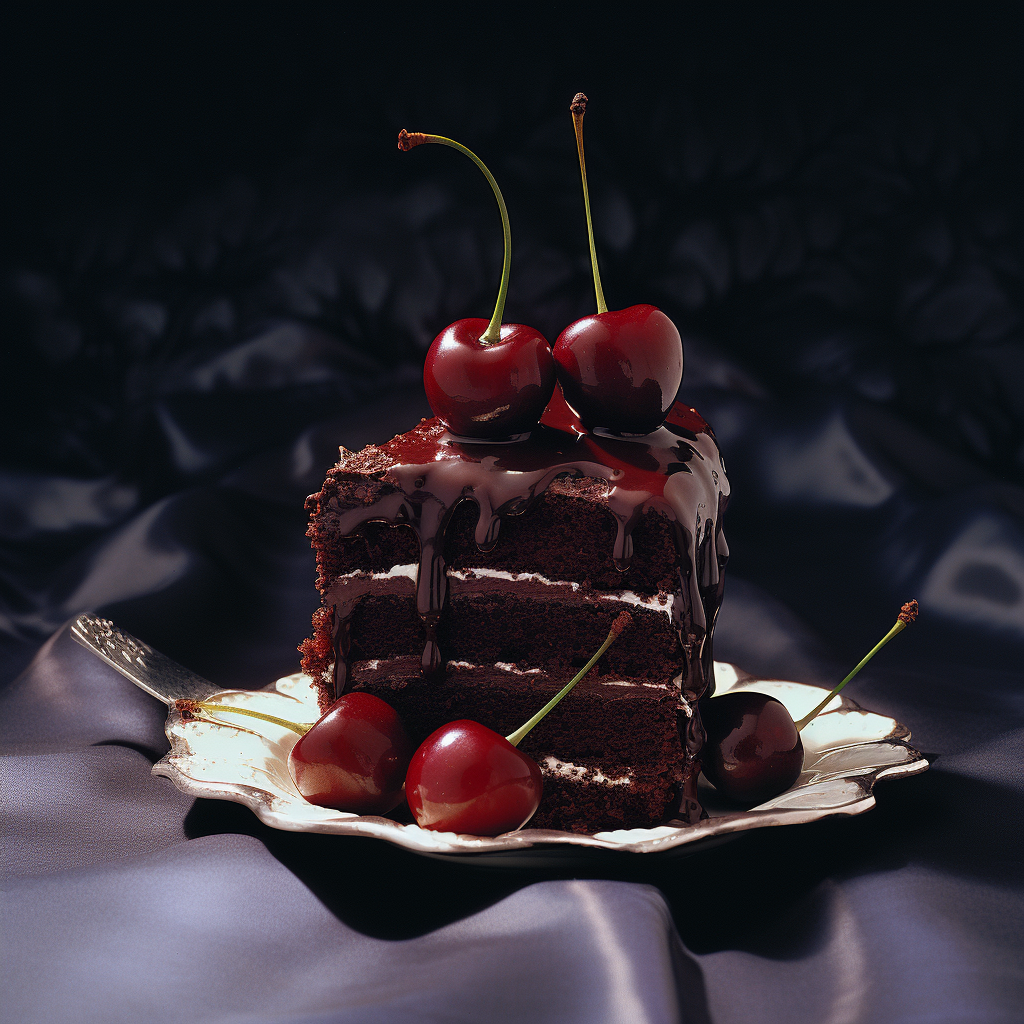 Cherry on a Chocolate Cake