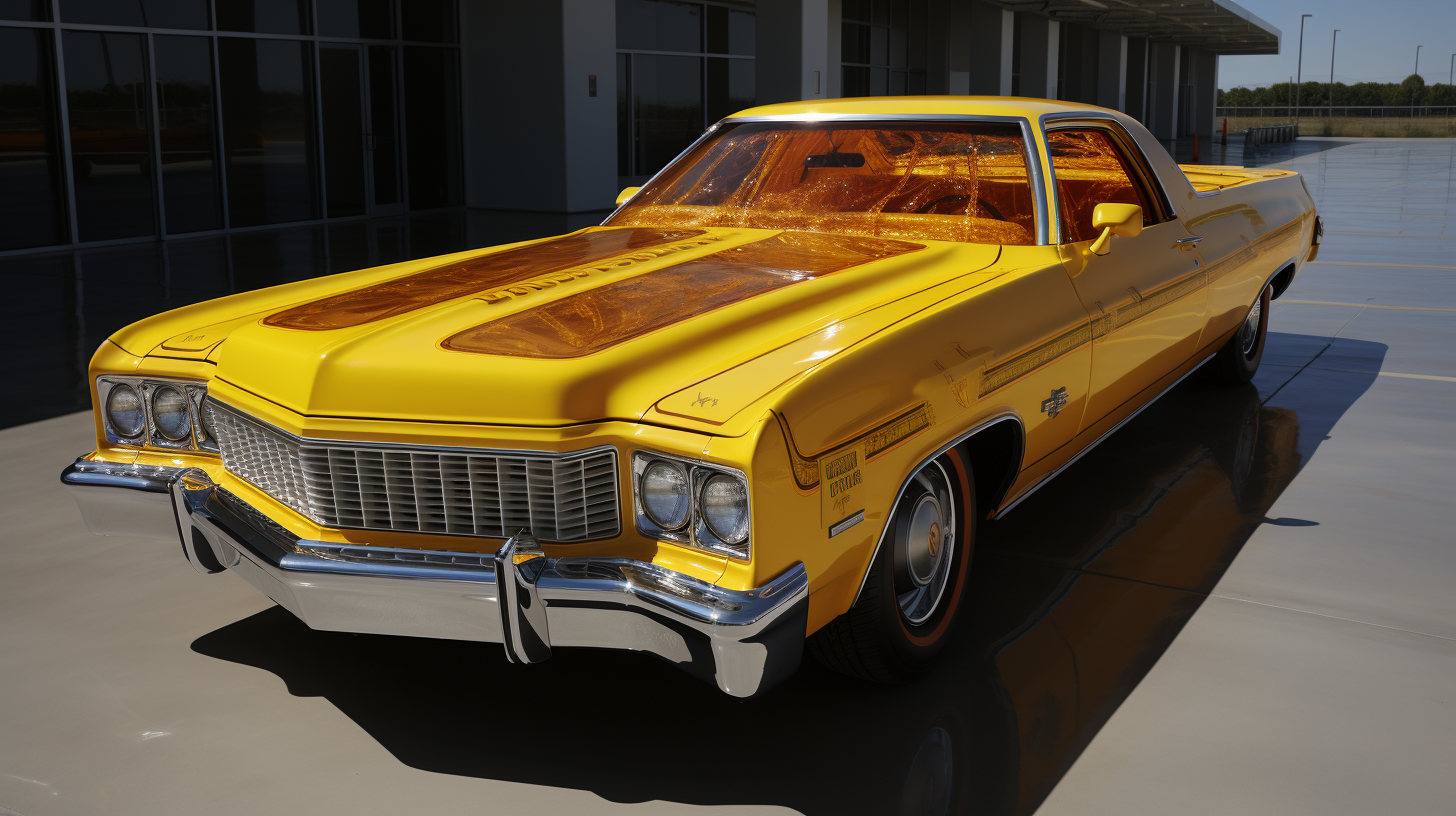 Chevrolet El Camino with Bed Full of Human Noses