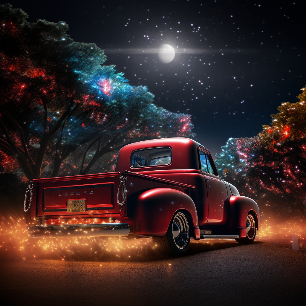 1953 Chevy 3100 Night Sky Fireworks