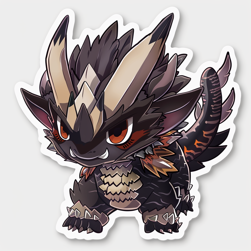 Small Nergigante sticker art