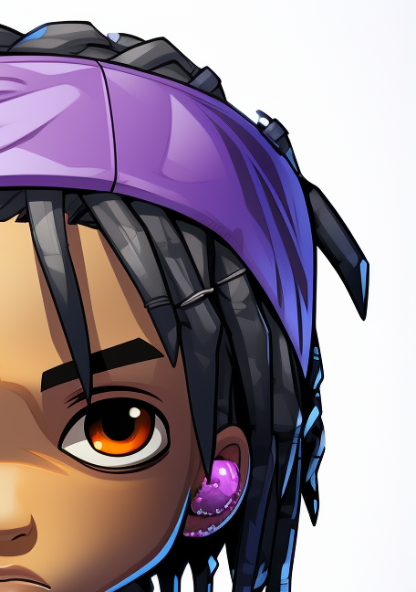 Detailed Chibi Travis Scott Vector Illustration