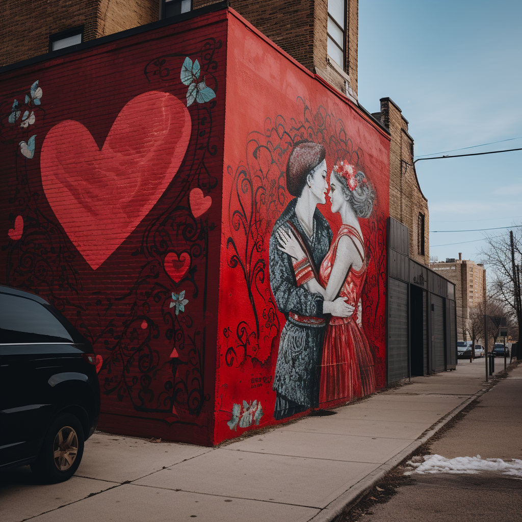 Chicago 1920's Valentine's Day Massacre Wall (6 words)