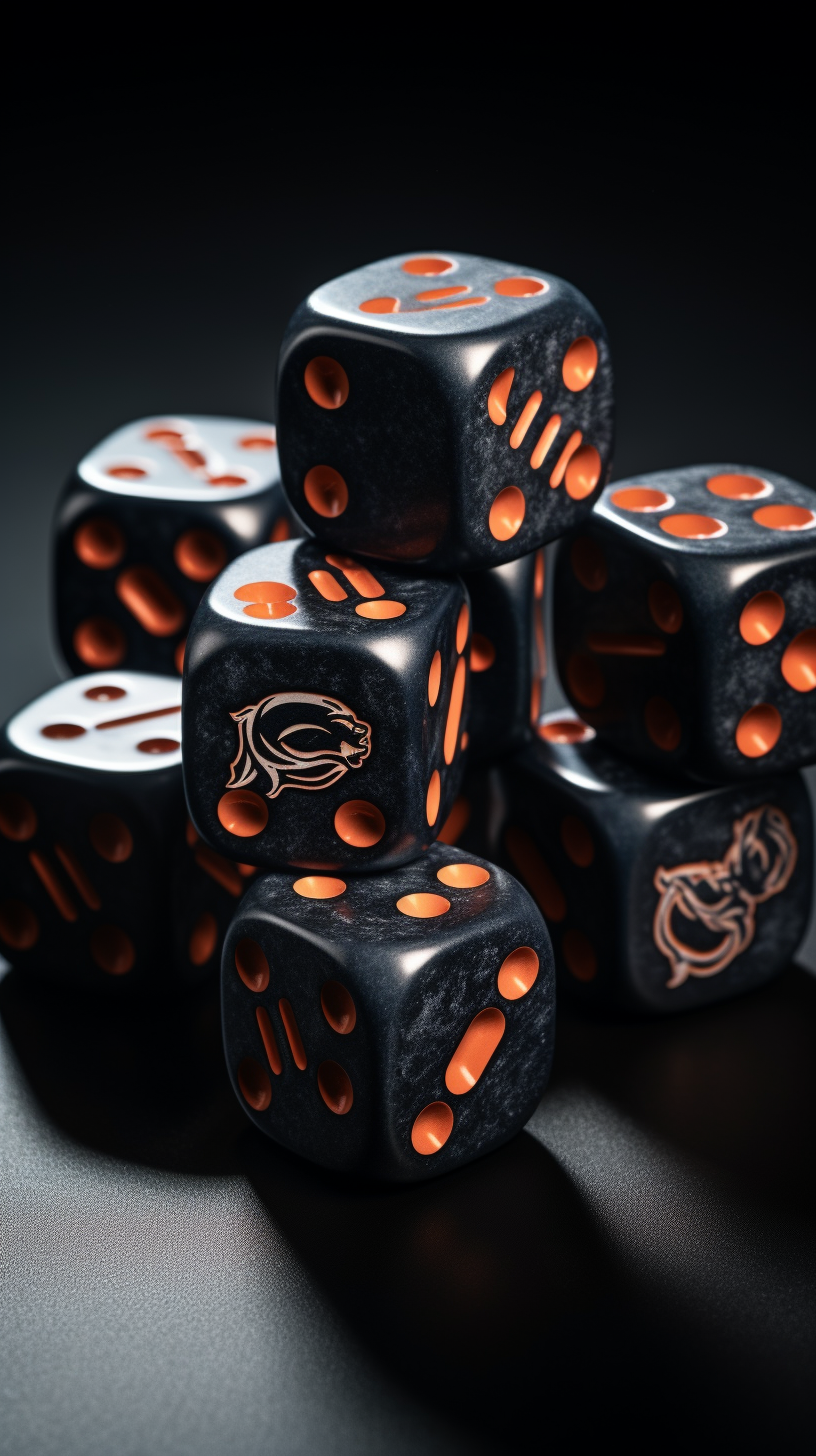 Chicago Bears Dice Game (max 6 words)