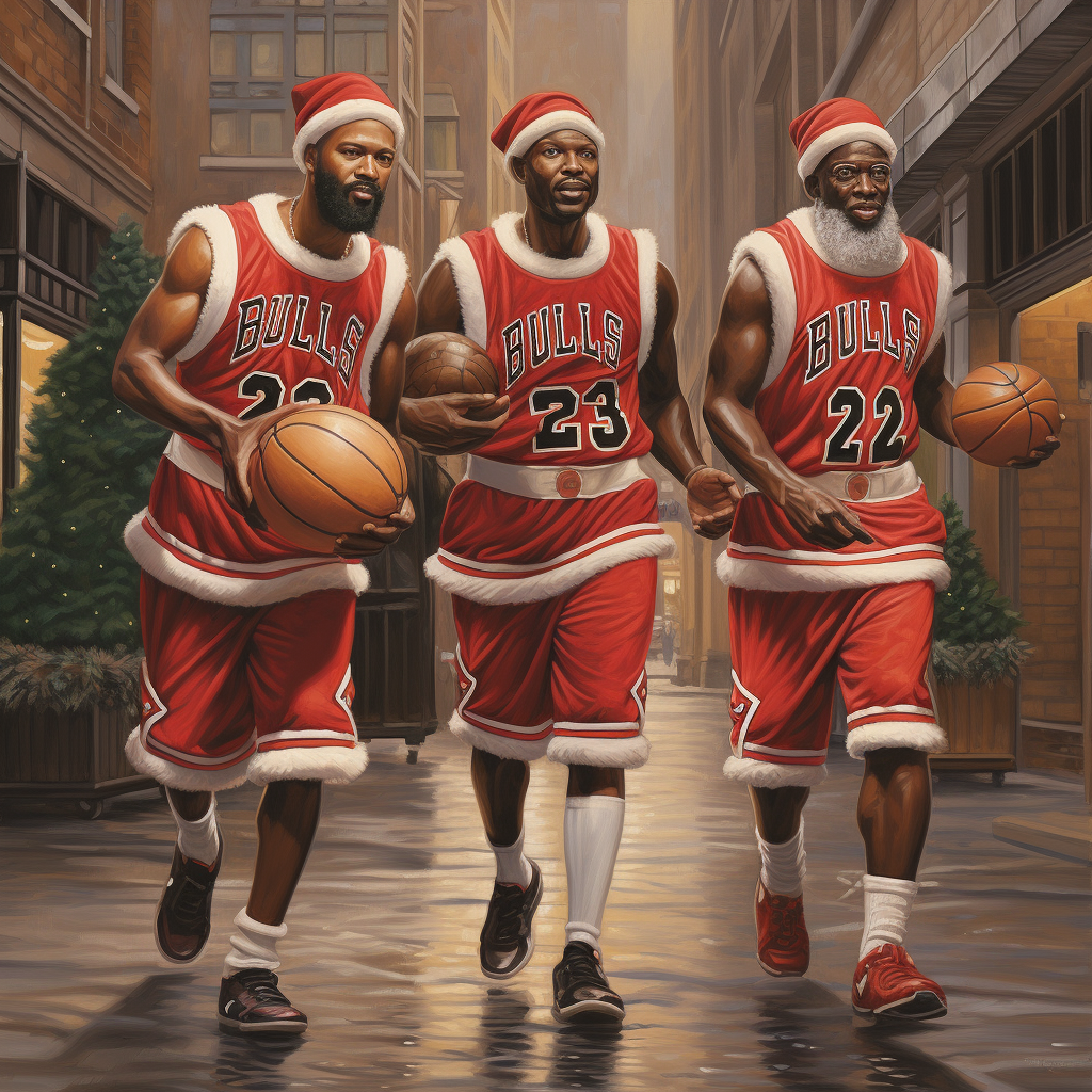 Three Wise Men with Basketballs