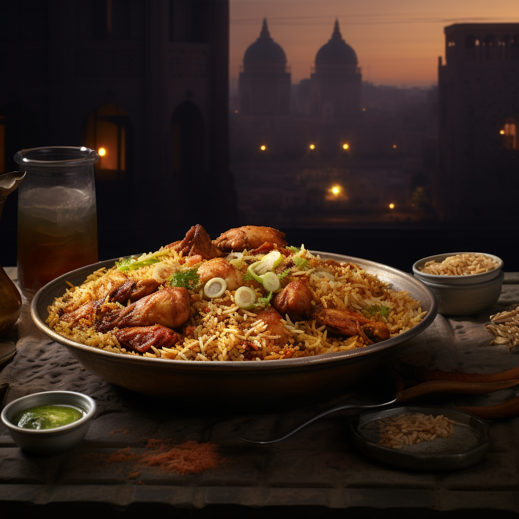 Chicken Biryani at India Gate