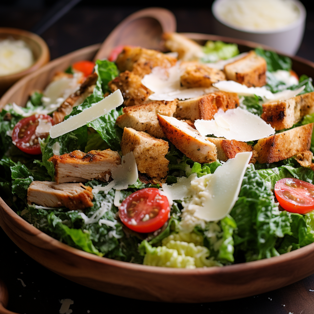 Fresh and Tasty Chicken Caesar Salad