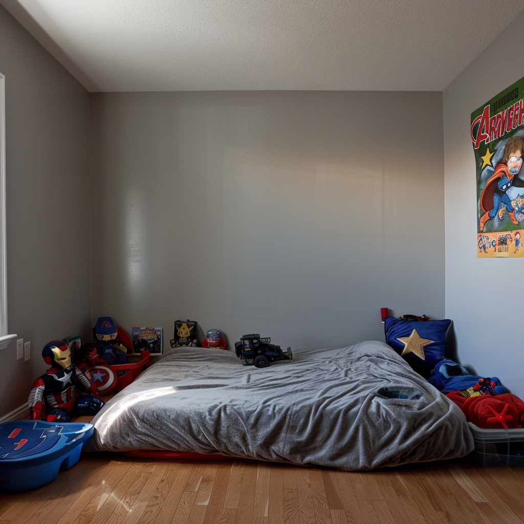 Child Bedroom Marvel Fan Wall