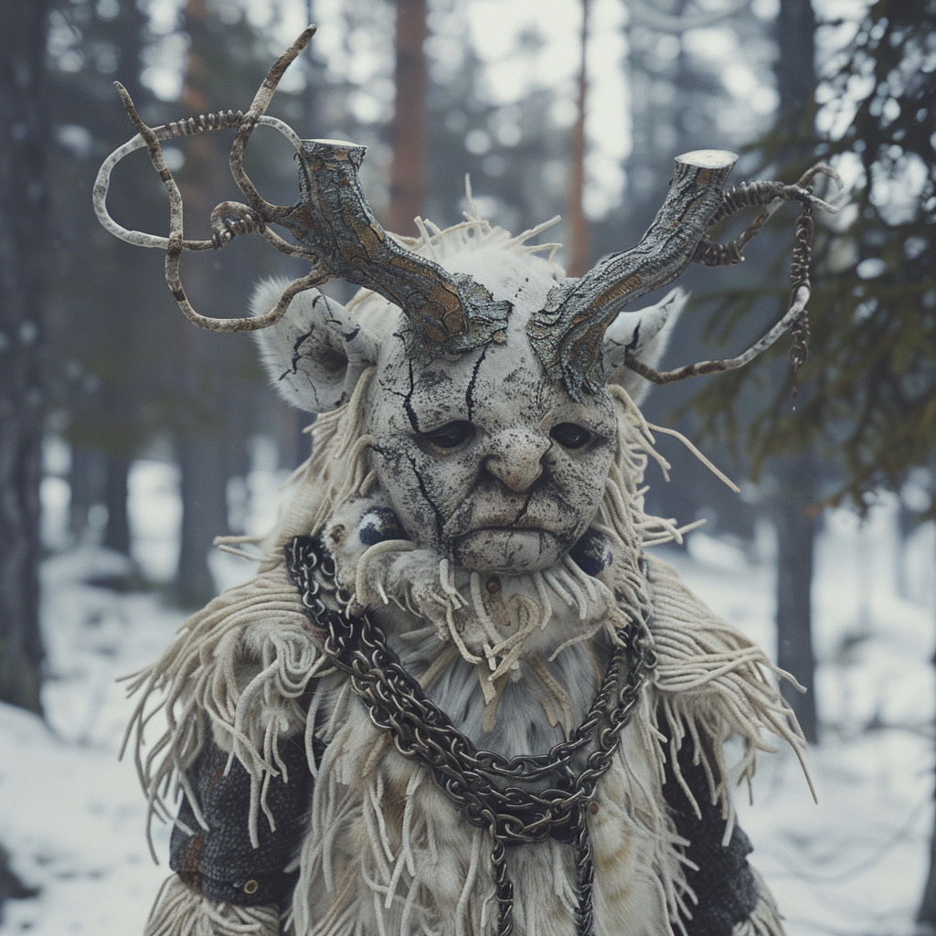 Child Nordic Folklore Wampa Face