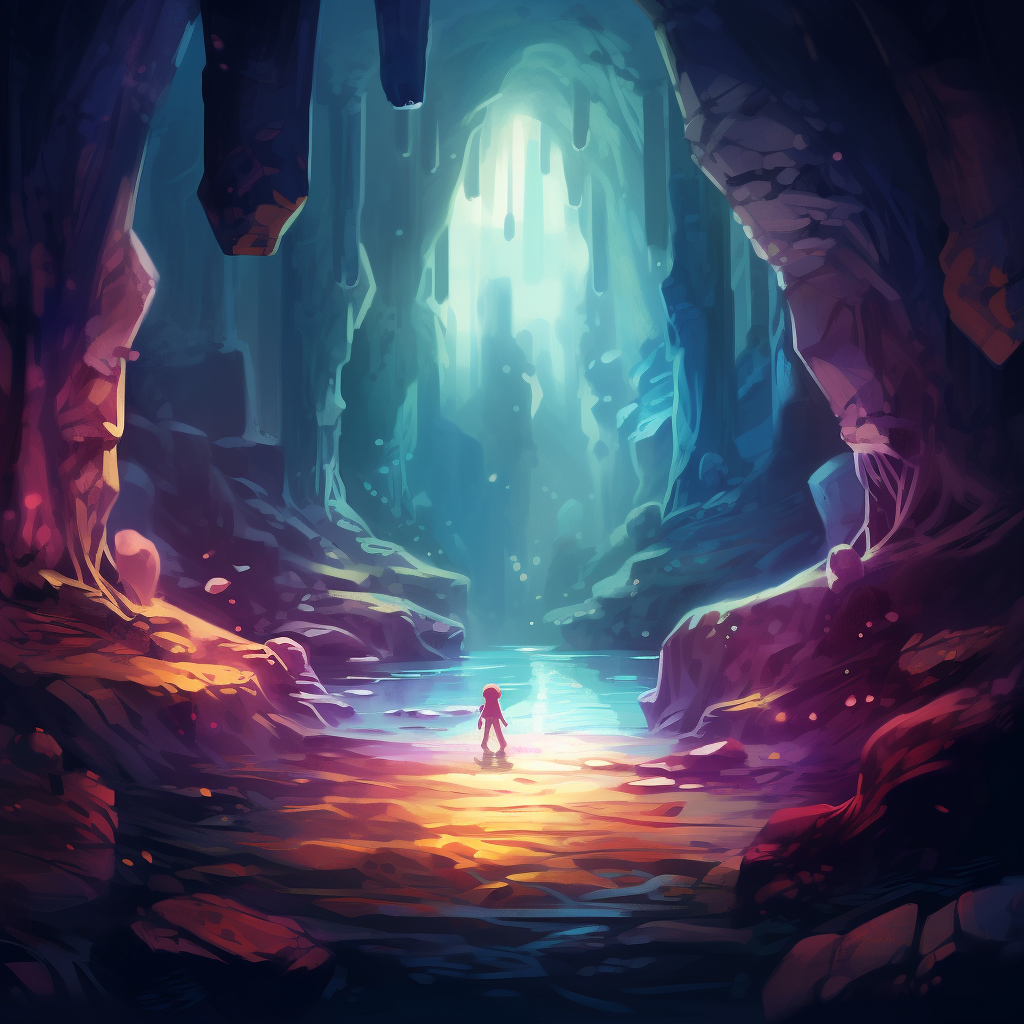 Child of Light Claustrophobia Background Art