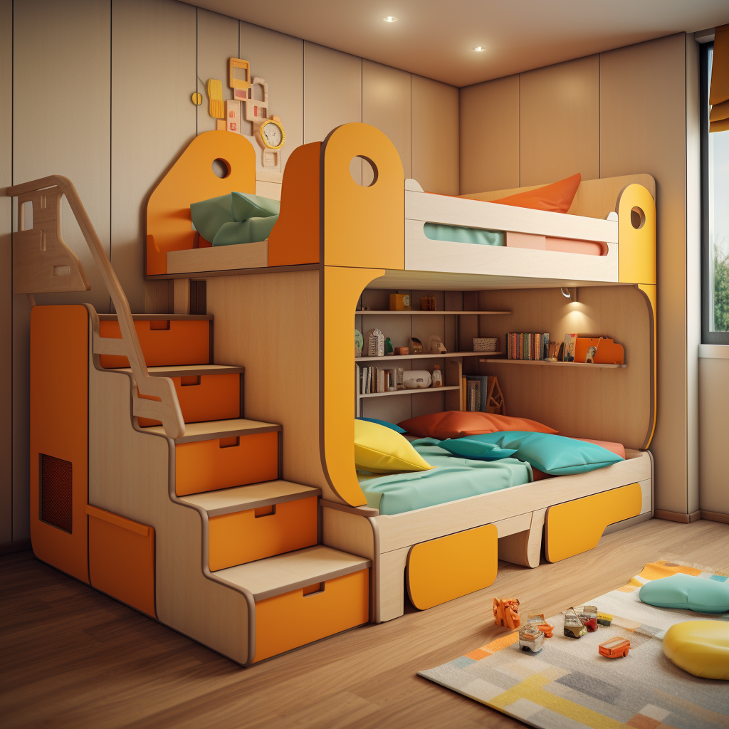 Children's Bed with 2 Levels