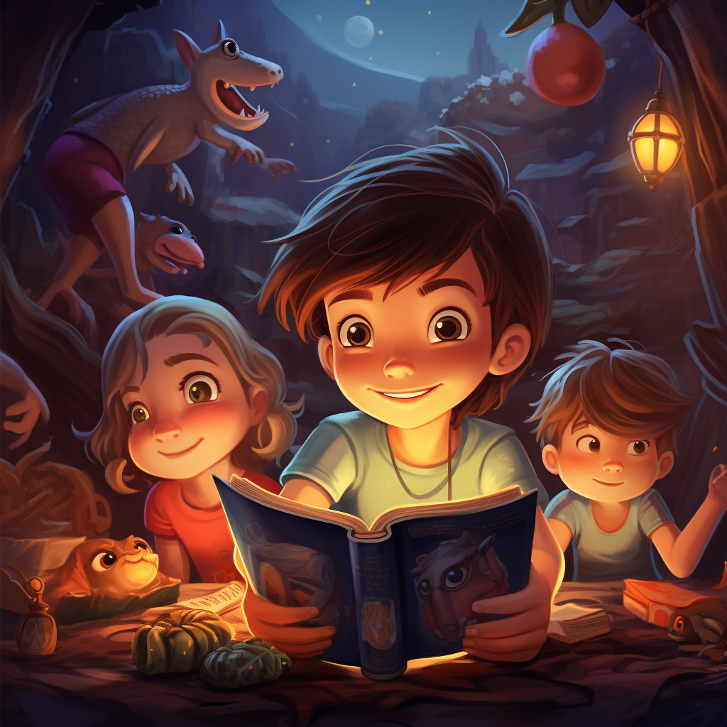 Kids book cover illustration