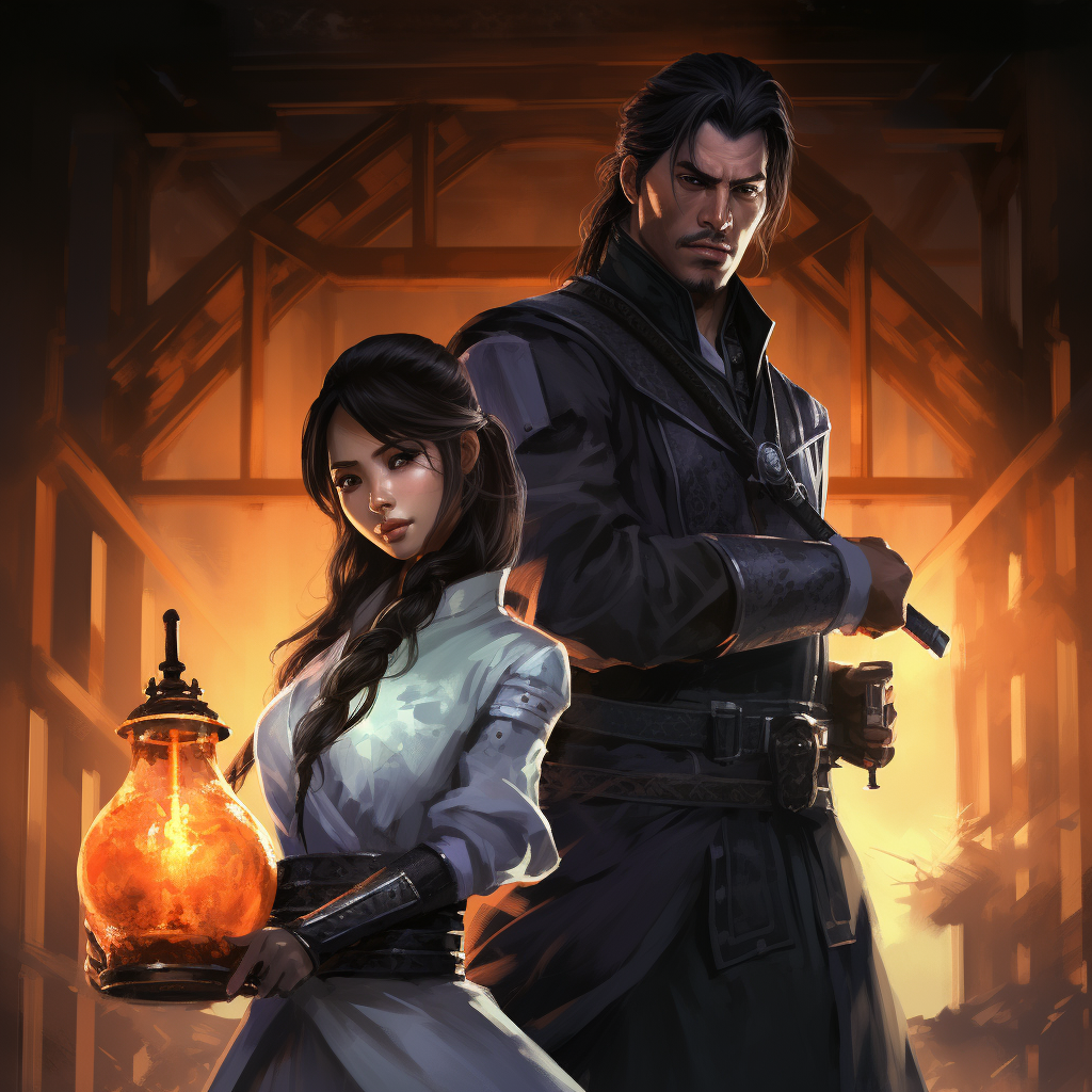 Chinese assassin scientist in medieval castle