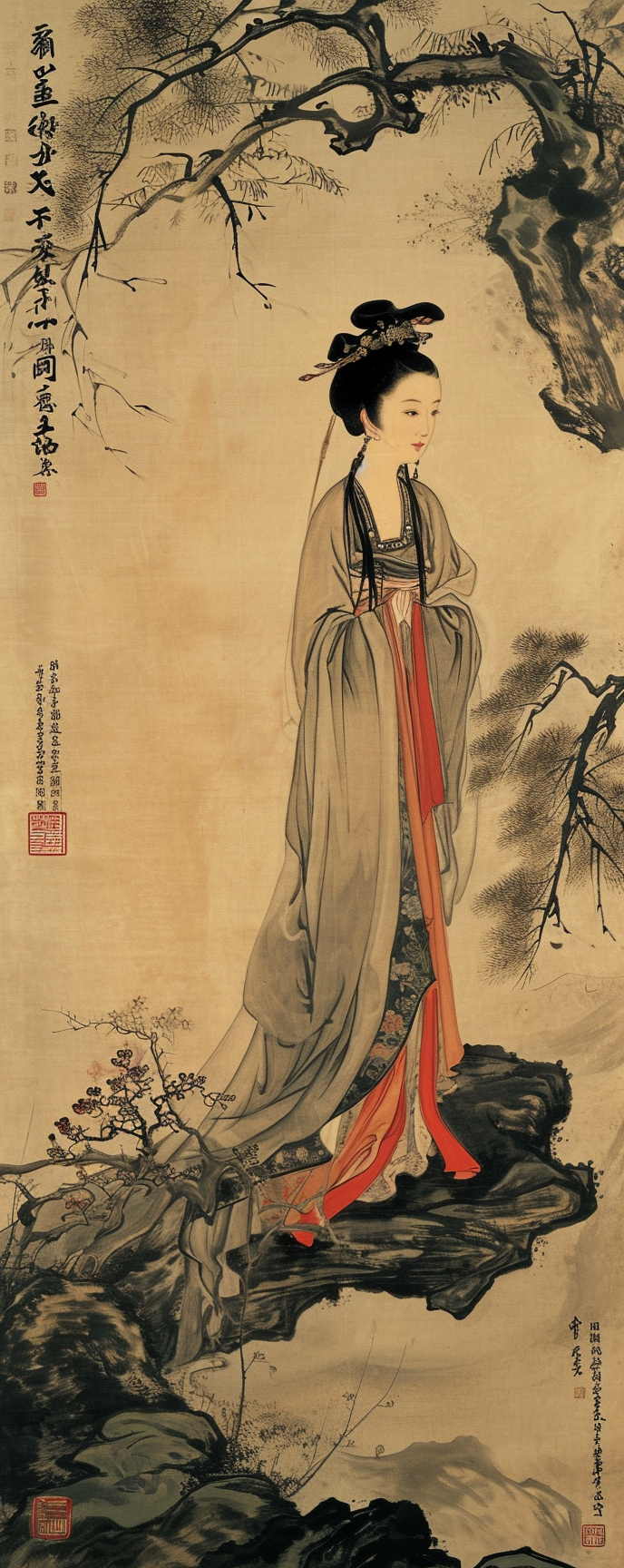 Chinese classical art in Chinese style