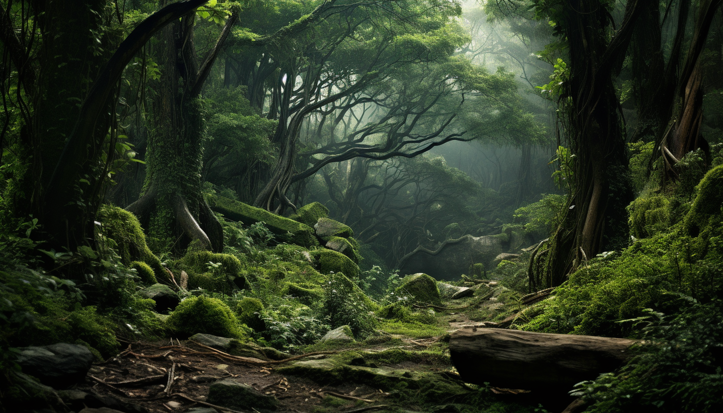 Beautiful Chinese Forest Scene