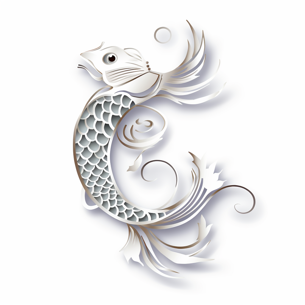 Chinese Style Koi Fish Icon