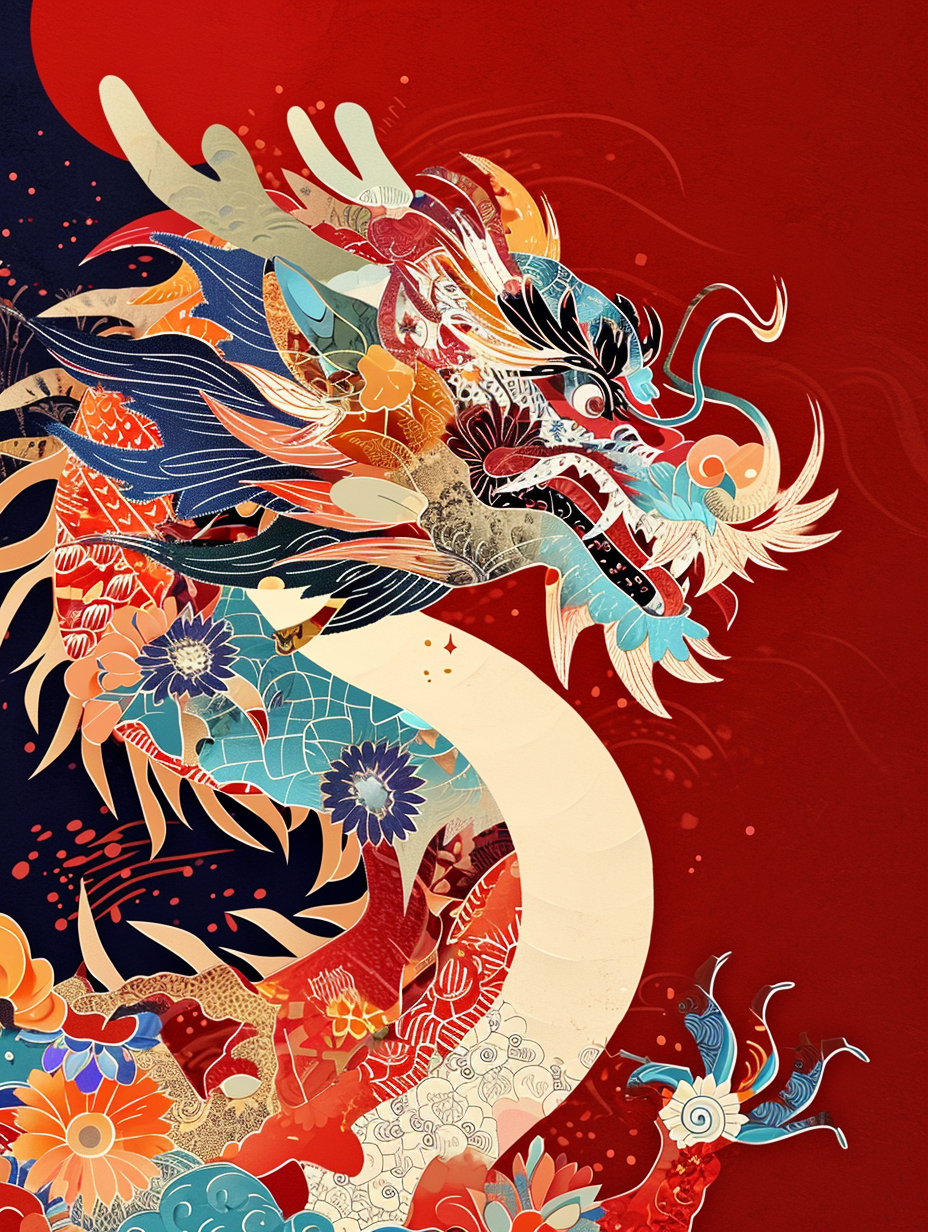 Chinese Year of the Dragon Greeting Cards