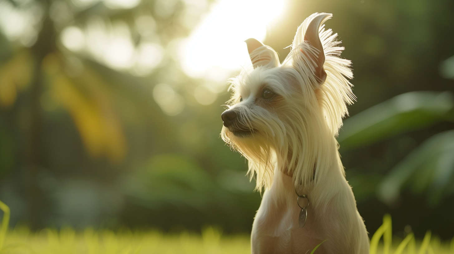 Chinese Crested Dog in Bali