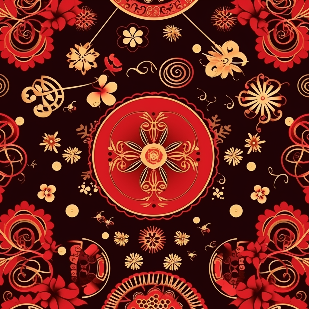 Chinese New Year Pattern