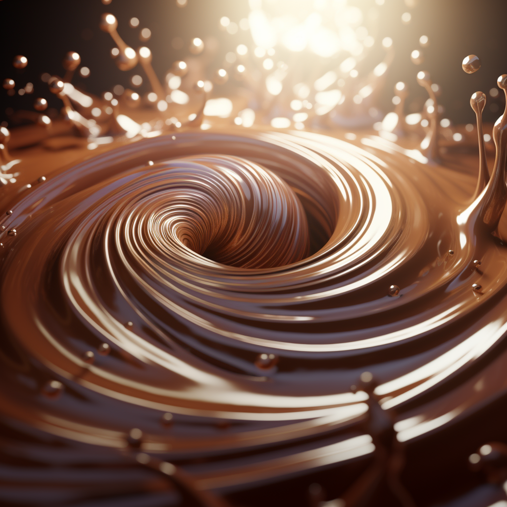 Chocolate Milk Swirl Volumetric Light