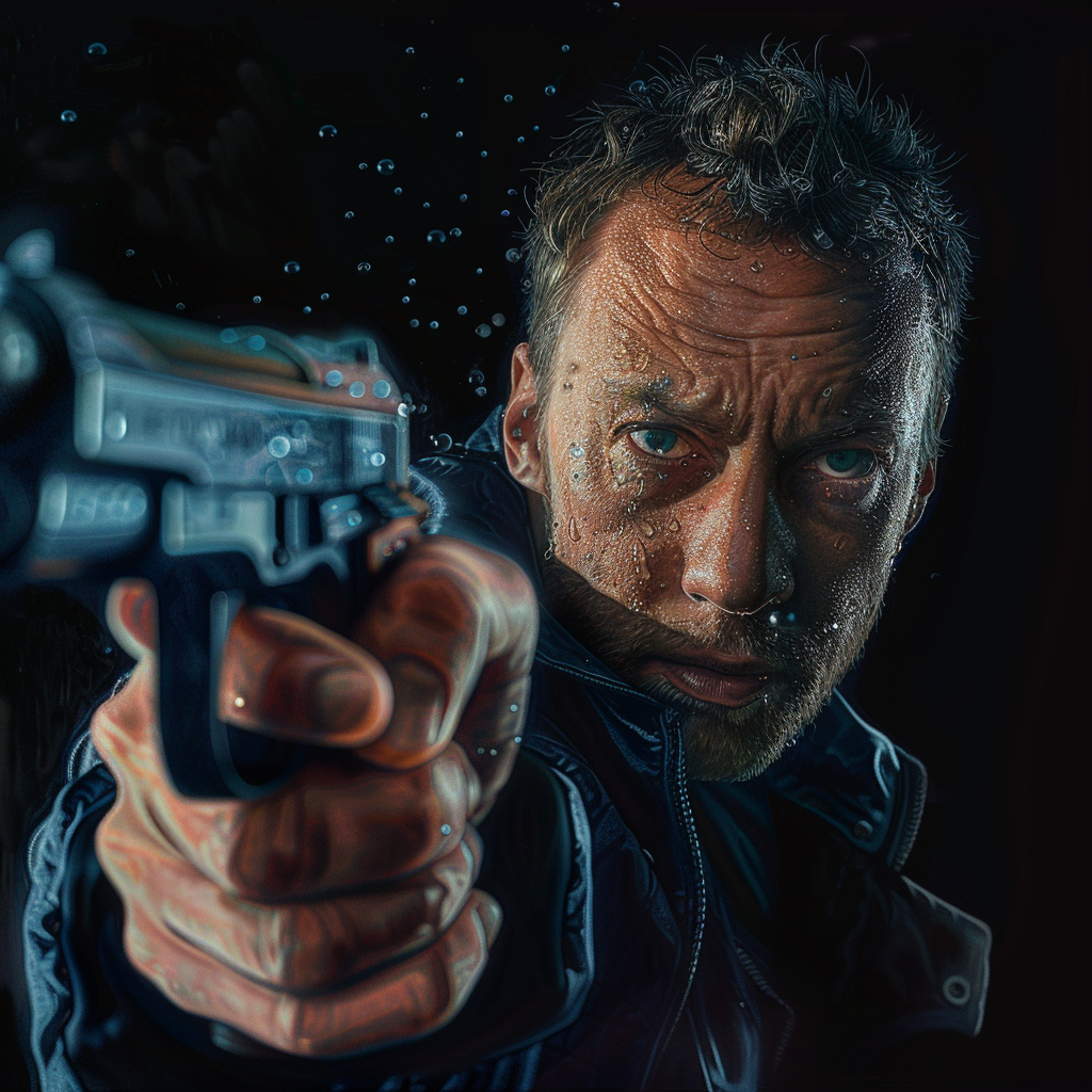 Chris Martin Coldplay gunpoint scene