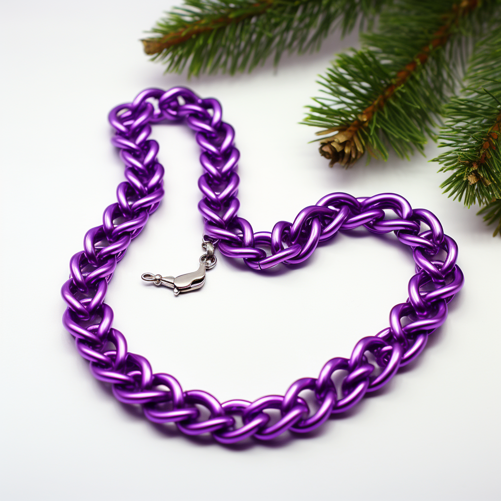 Colorful Christmas lamp chain