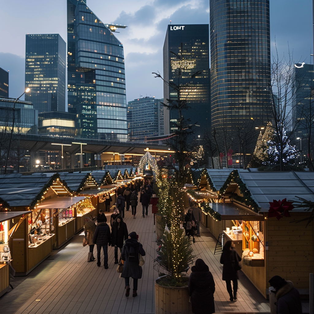 Paris Christmas Market at La Défense