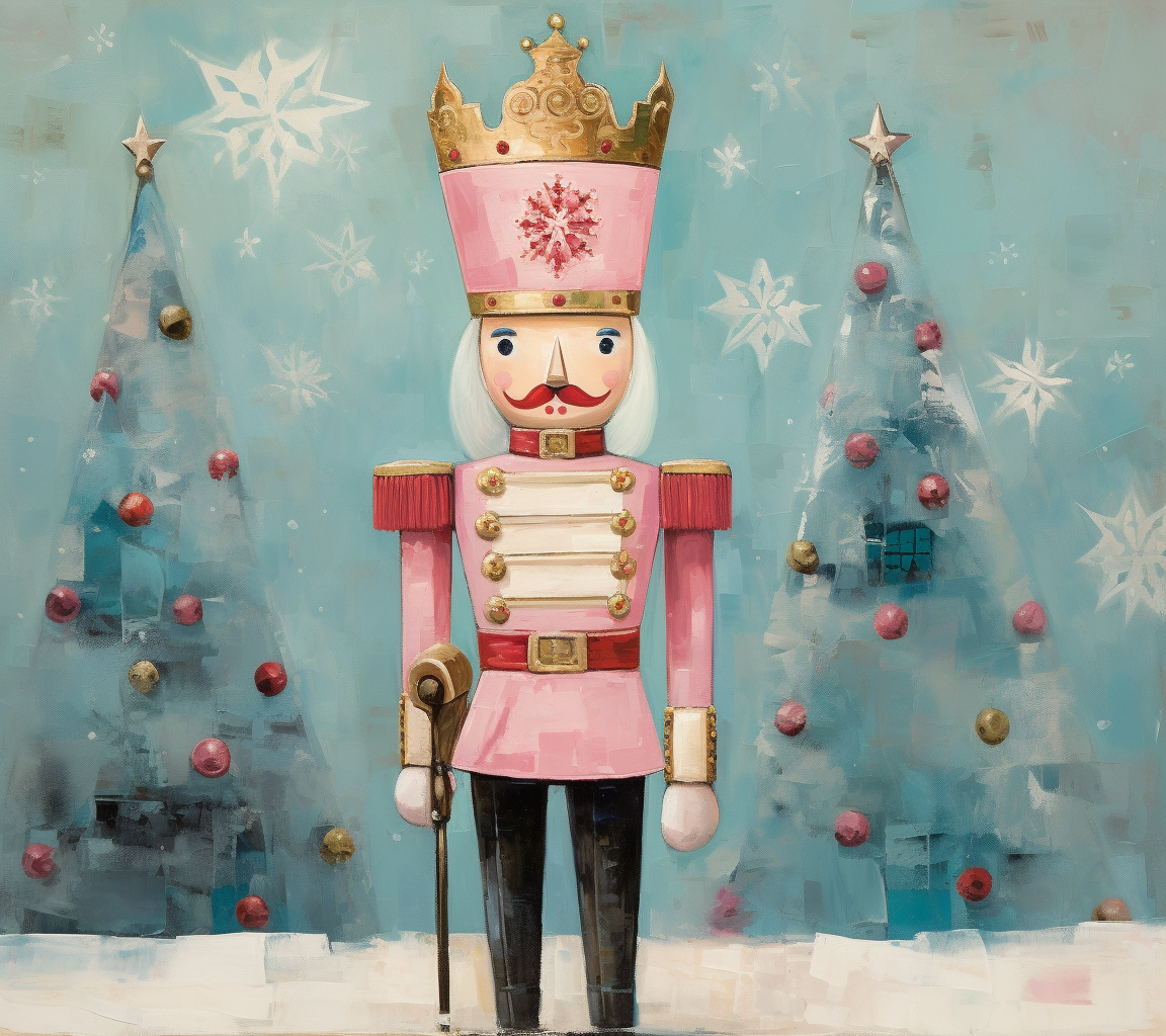 Christmas Nutcracker Soldier in Playful Style