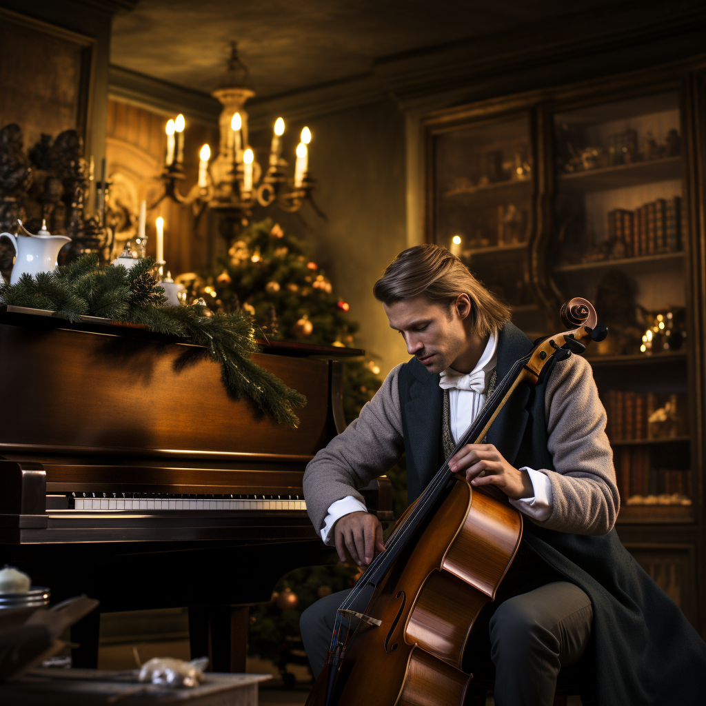 Talented musicians performing during Christmas