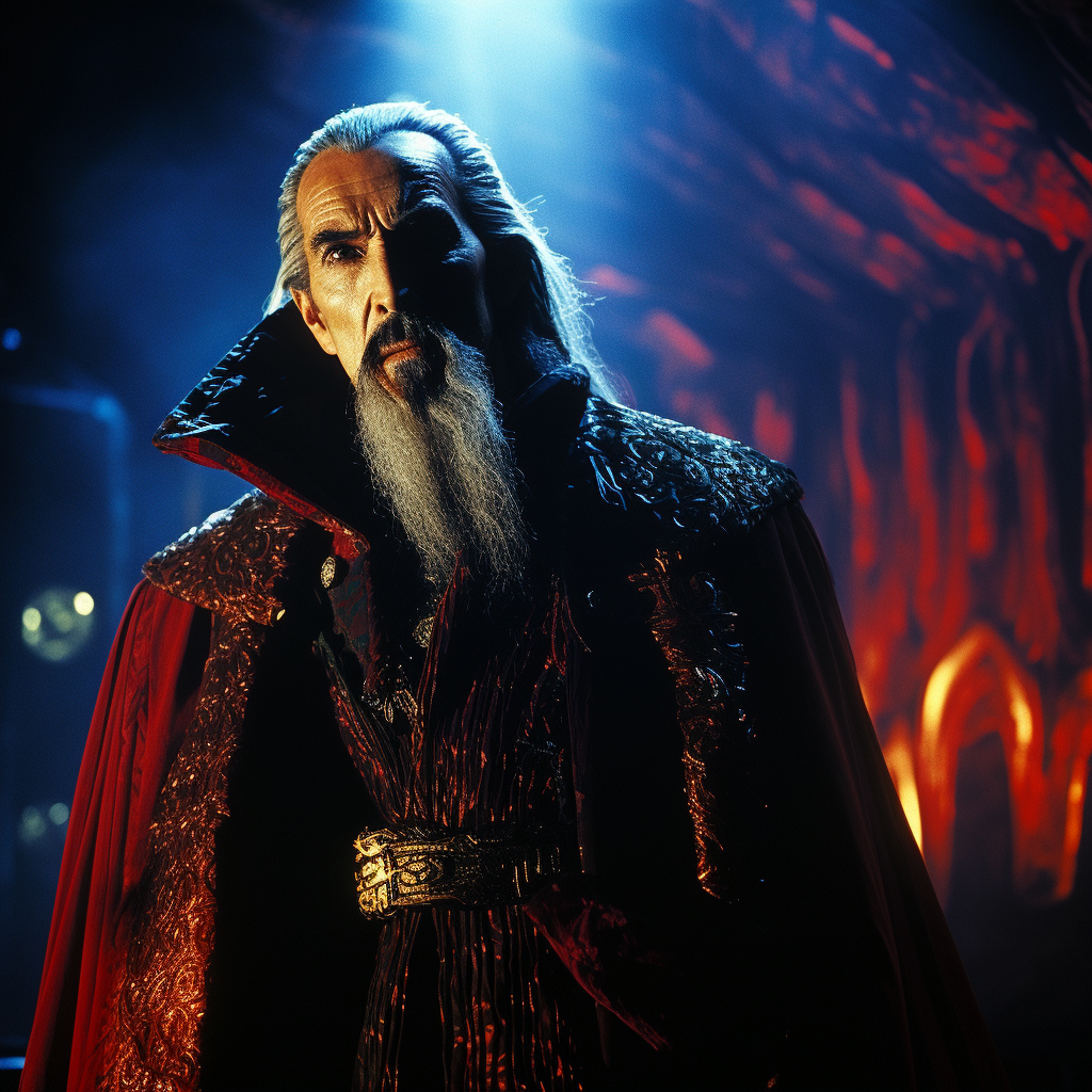 Christopher Lee as Darth Tyranus