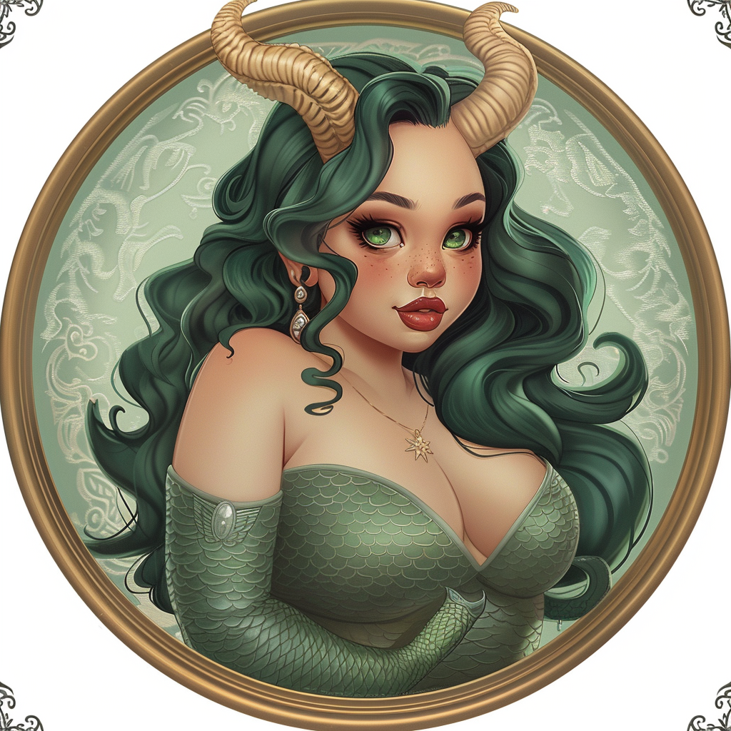 Chubby Capricorn Goddess Avatar