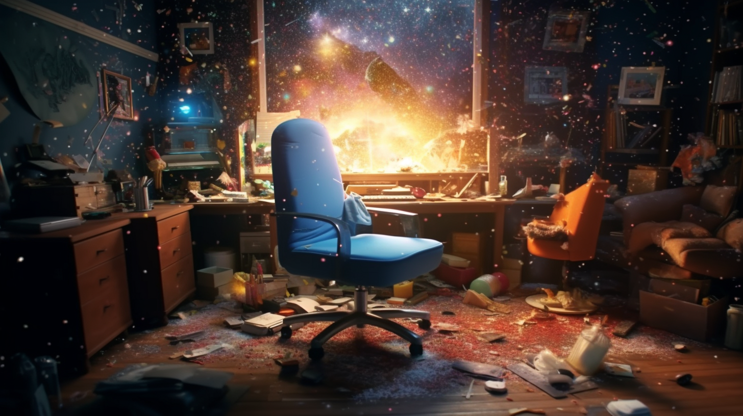 Cinematic Big Bang Daily Objects Image