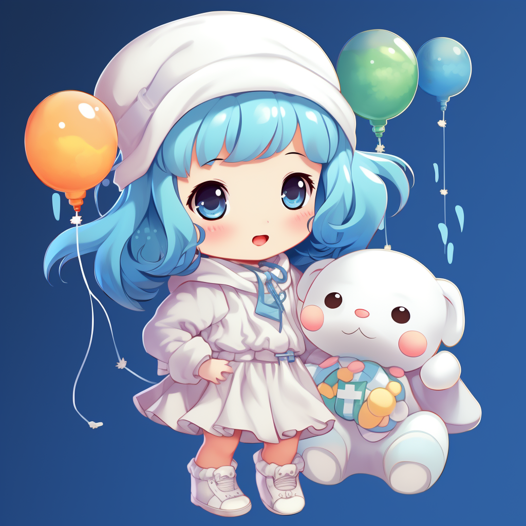 Cute and Humanized Cinnamoroll Character