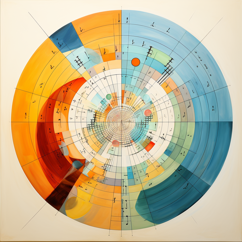 Modern Circle of Fifths Illustration