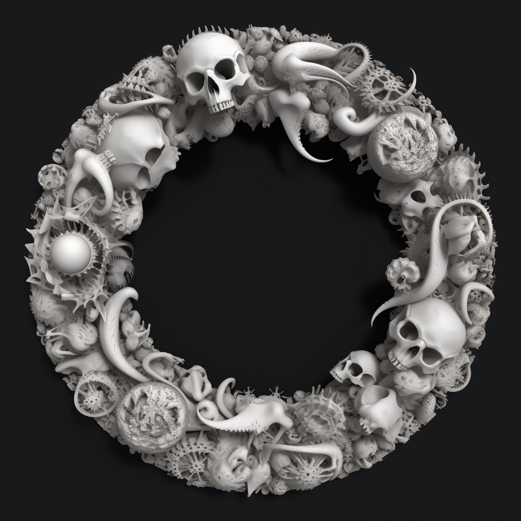 Simple and Striking Circle of Bones