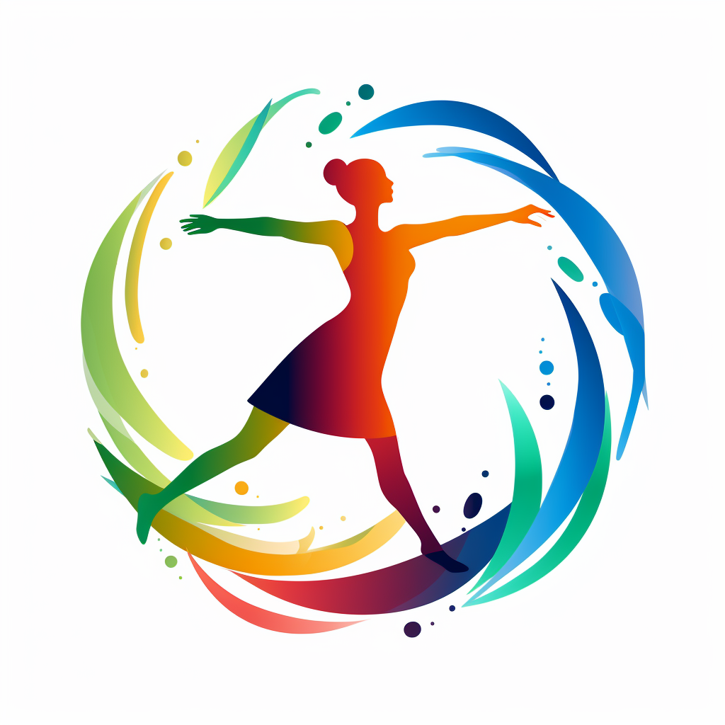 Recycling rhythmic gymnastics logo