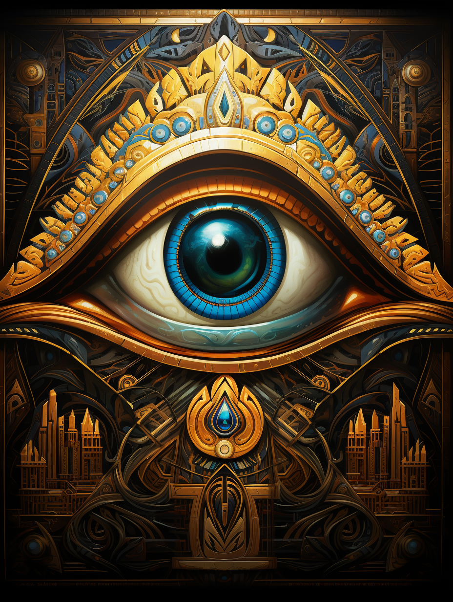 Eye of Horus Egypt illustration