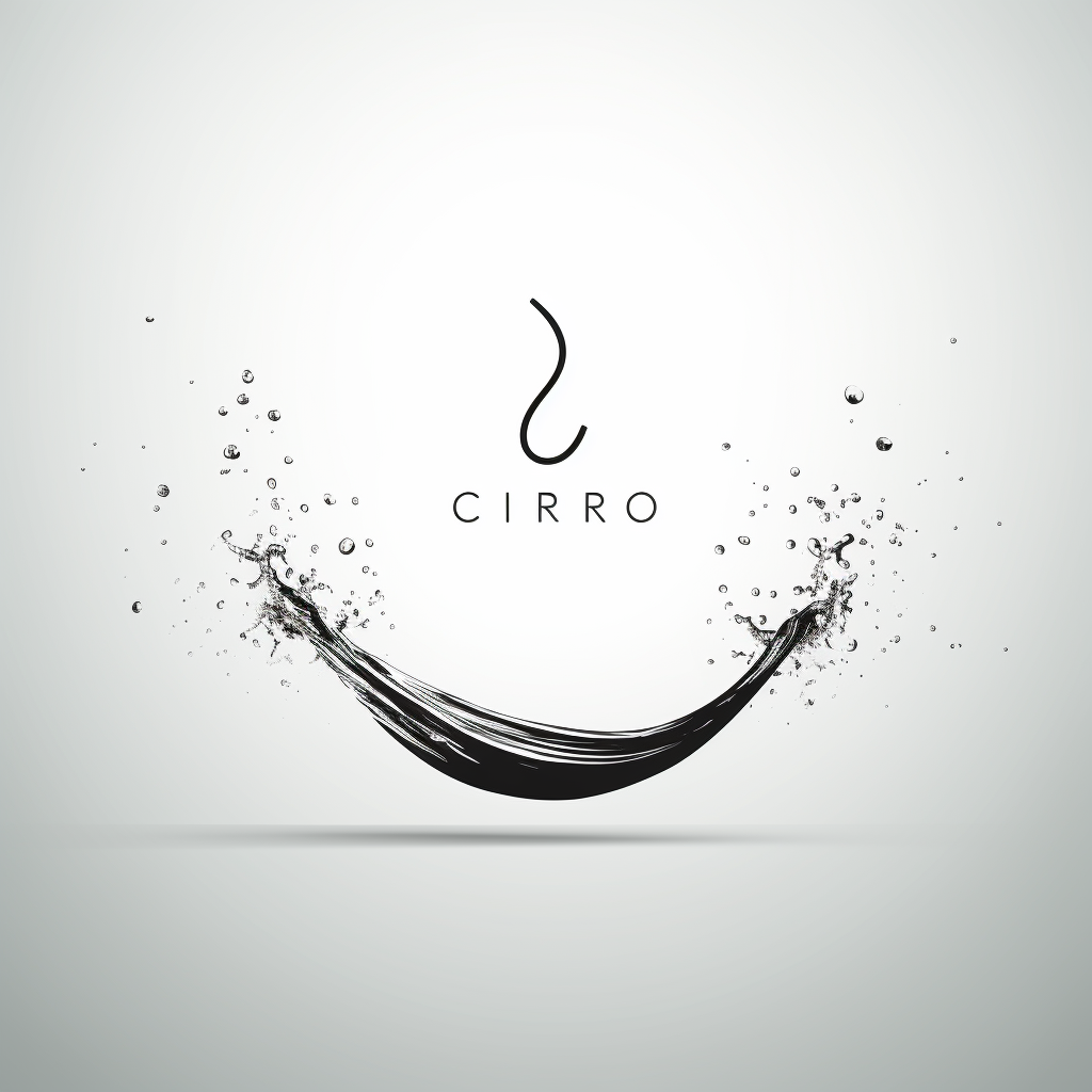 Elegant and Upscale Cirro Water Logo