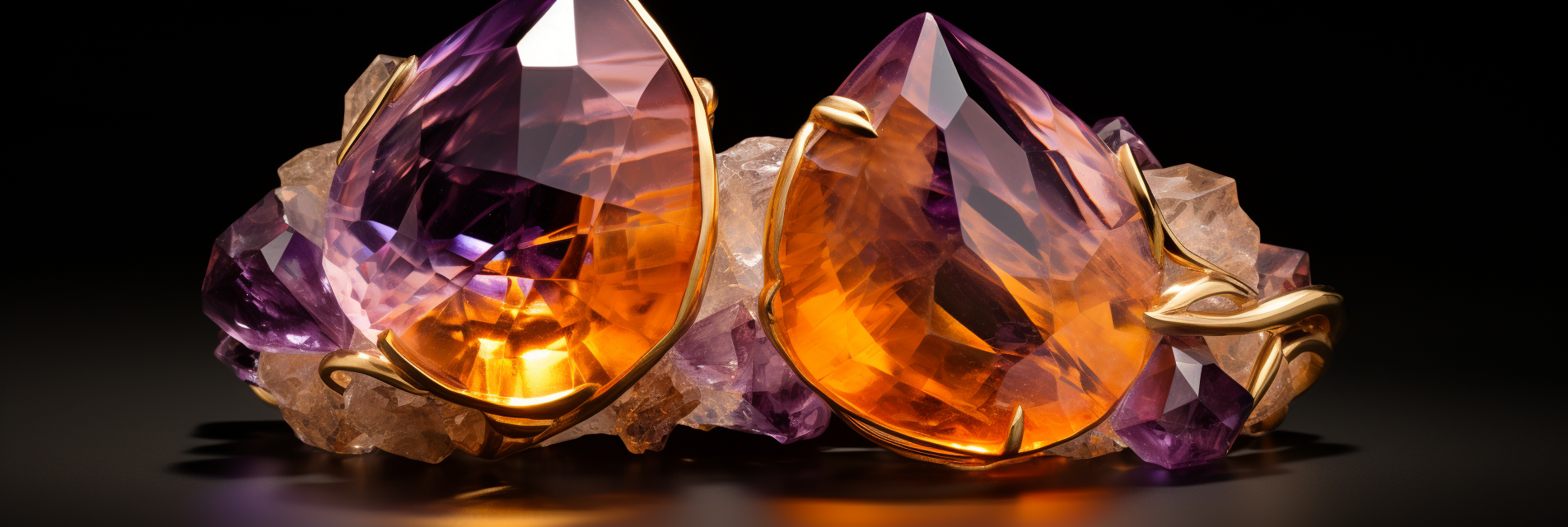 Stunning Citrine and Amethyst Gemstones