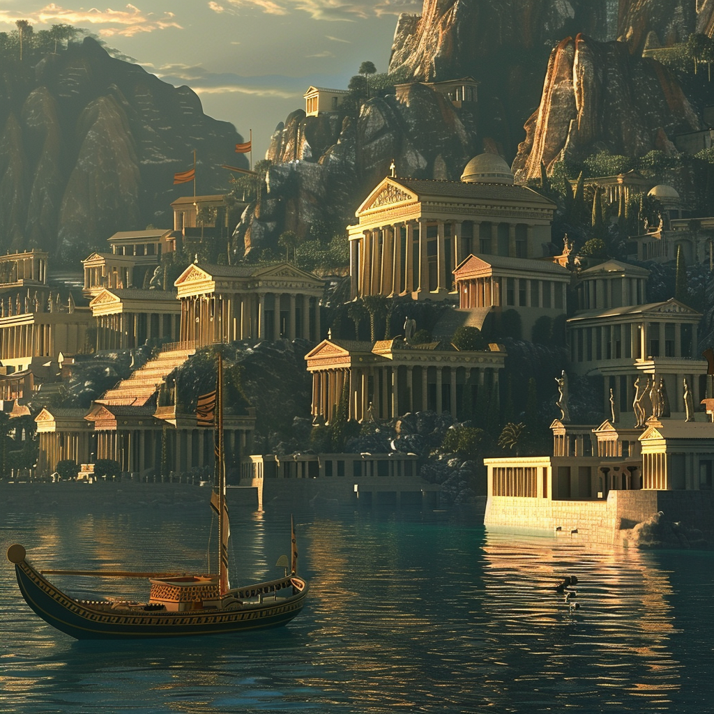 City of Atlantis Greek Architecture