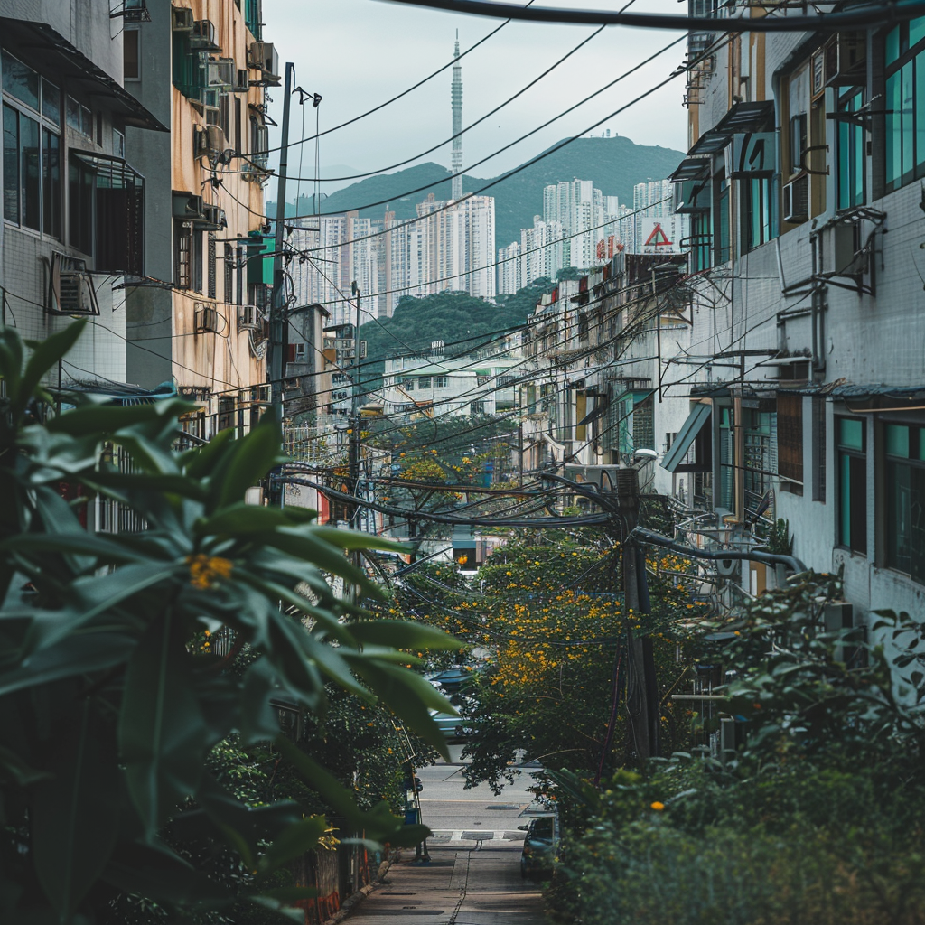 City streets like countryside farm