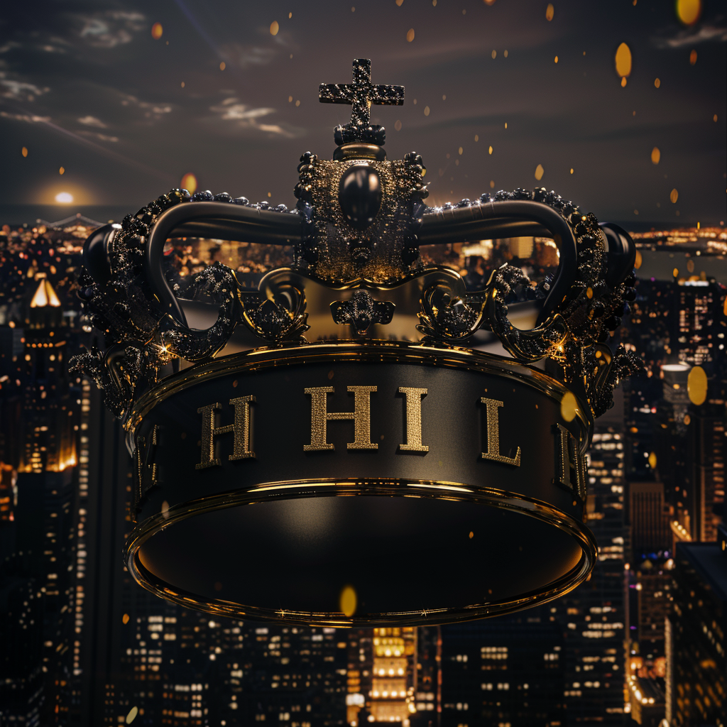 Crown HL gold city night