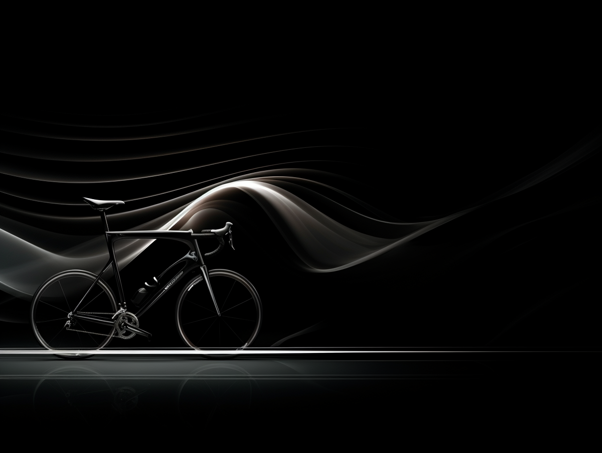 Black Themed Graphic Desktop Wallpaper Hinting Indoor Cycling