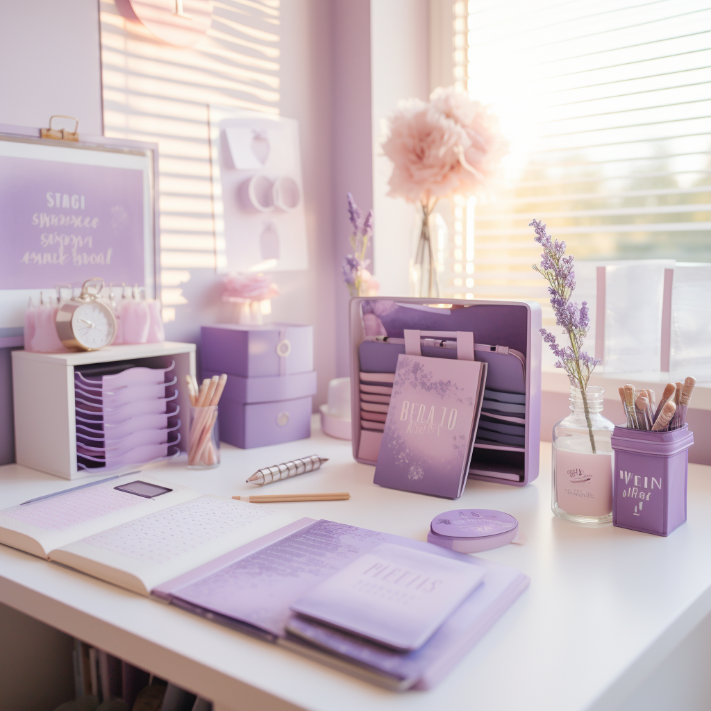 Claire's cute office decor desk organizers and motivational prints