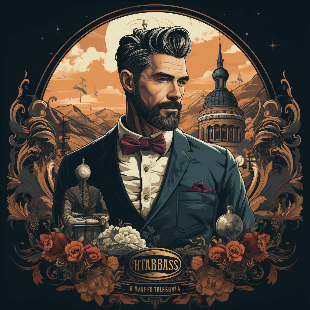 Barber shirt vector design